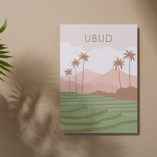 Ubud Bali Travel Print | A3 | No Frame