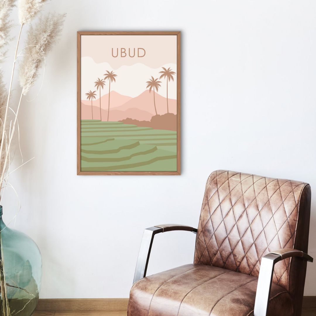 Ubud Bali Travel Print | A3 | No Frame