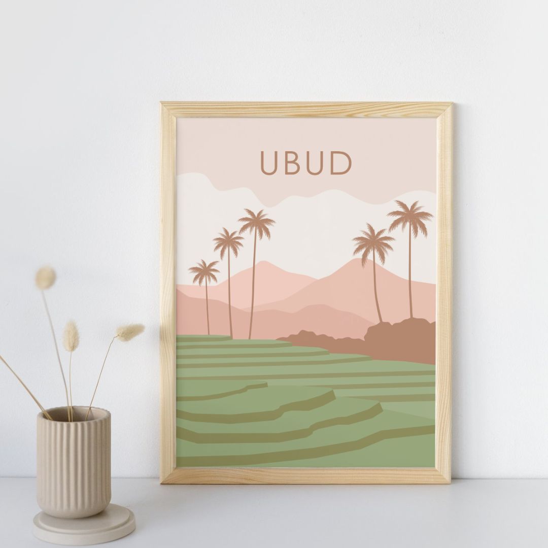 Ubud Bali Travel Print | A3 | No Frame