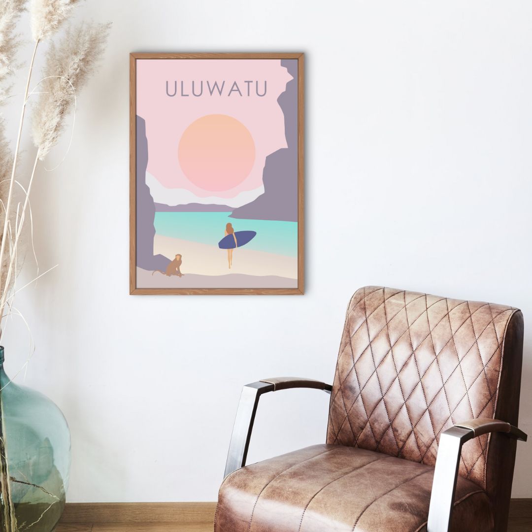 Uluwatu Bali Travel Print | A3 | No Frame